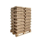 Heizfuxx Nestro XL Blau Holzbriketts Hartholz – 960 kg Palette (96×10 kg), Heizwert ≥4,8 kWh/kg, Rundbriketts Heizfuxx