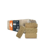 Heizfuxx RUF Classic White Holzbriketts – 960 kg Palette (96×10 kg), Heizwert ≥4,8 kWh/kg, Weißholz, RUF-Form Heizfuxx