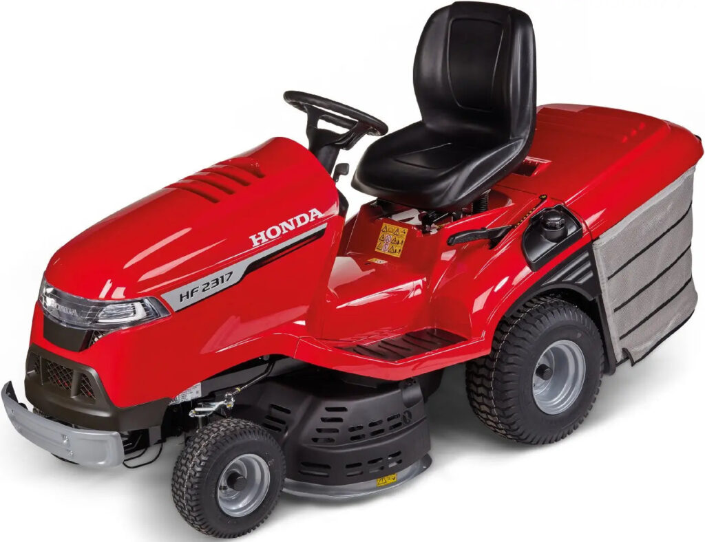 Honda Rasentraktor HF 2317 HM, 92 cm Schnittbreite, 2-Zylinder Motor, 280 L Fangkorb, Hydrostat Honda