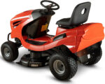 SABO 110-S Rasentraktor, 110 cm Schnittbreite, Benzinmotor, Hydrostat, Seitenauswurf inkl. Mulchkeil Sabo