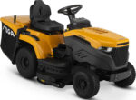 STIGA Rasentraktor Estate 598 W, 98 cm Schnittbreite, 586 cm³ V-Twin Motor, Hydrostat, inkl. Mulchkit, Anhängerkupplung & Ladegerät Stiga