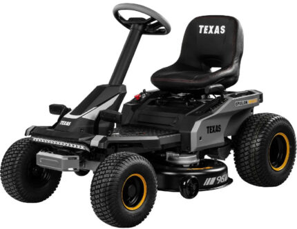 Texas Epsilon R9600Li Akku-Aufsitzmäher, 96 cm Schnittbreite, 72V Lithium-Akku, Mulchen & Seitenauswurf Texas