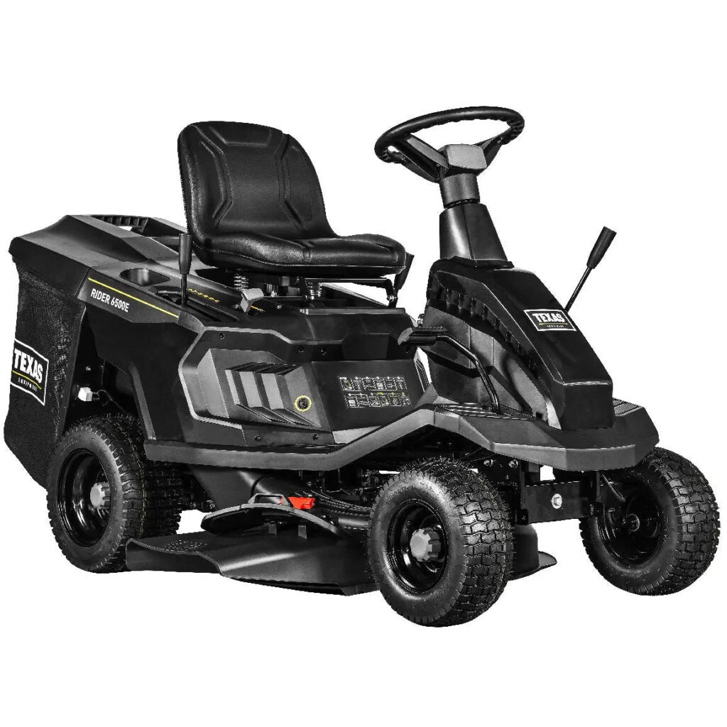 Texas Aufsitzmäher Rider 6500E 3in1, 65 cm Schnittbreite, 224 cm³ Motor, inkl. Mulchkit, Seitenauswurf & Fangkorb Texas